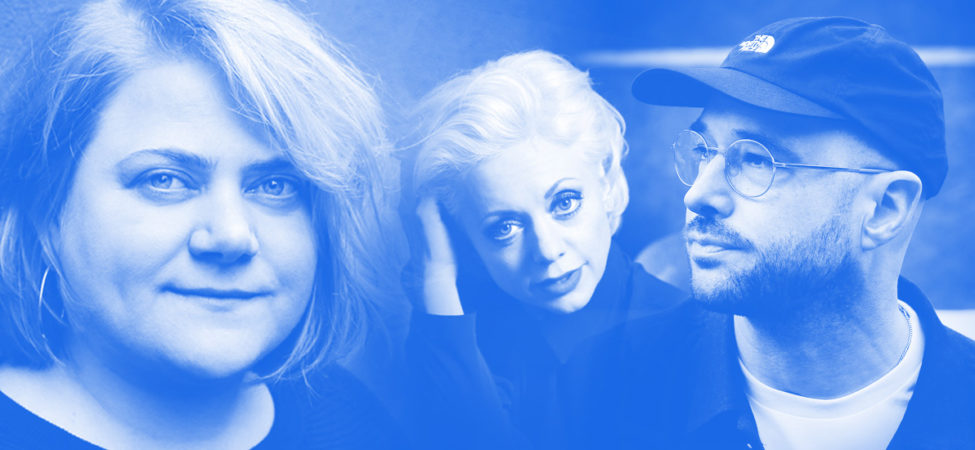 Portrett av Ida Fjeldbraaten, Hilde Louise Asbjørnsen og Alexander Fallo