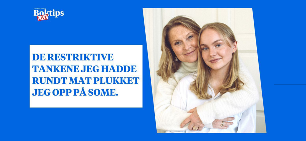 Kari Løvendahl Mogstad og datteren Selma Løvendahl Mogstad Leraand på Boktips LIVE