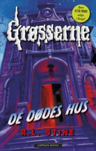 Omslag til «Grøsserne - De dødes hus» av R.L. Stine